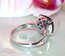 Charmanter Amethyst Ring mit Diamanten