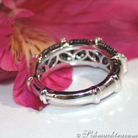 Timeless Black & White Diamond Ring