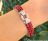 Einzigartiges Rubin Armband mit Brillanten