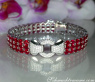 Einzigartiges Rubin Armband mit Brillanten