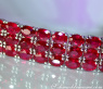 Einzigartiges Rubin Armband mit Brillanten