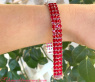 Einzigartiges Rubin Armband mit Brillanten