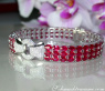 Einzigartiges Rubin Armband mit Brillanten