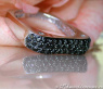 Schwarze Diamanten Ring