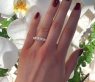 Baby Akoya Perlen Ring mit Diamanten