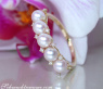 Baby Akoya Perlen Ring mit Diamanten