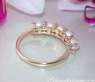 Baby Akoya Perlen Ring mit Diamanten
