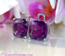 Amethyst Kissen Einhänger für Wende Ohrringe