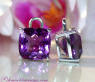 Amethyst Kissen Einhänger für Wende Ohrringe