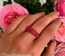 Precious Ruby Pave Ring