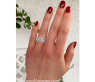 Feminine Marquise Diamond Band