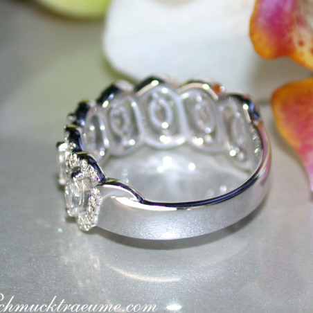 Feminine Marquise Diamond Band
