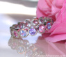 Gorgeous Pastel Sapphire Eternity Ring
