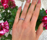 Saphir Memory Ring in zarten Pastelltönen