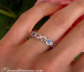 Gorgeous Pastel Sapphire Eternity Ring