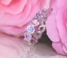Gorgeous Pastel Sapphire Eternity Ring