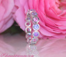 Gorgeous Pastel Sapphire Eternity Ring