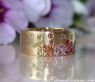 Magnificent Rainbow Sapphire Band (Starry Sky Style)