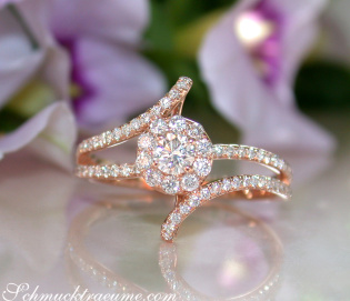 Enchanting Mini Solitaire Diamond Ring