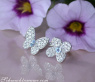Feminine Diamond Ring "Butterfly meets Flower"