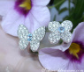 Feminine Diamond Ring "Butterfly meets Flower"
