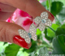 Feminine Diamond Ring "Butterfly meets Flower"