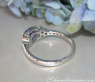 Femininer Tansanit Ring mit Brillanten