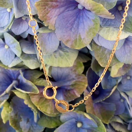 Smaragd Halskette mit Brillanten in Gelbgold 585