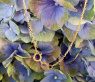 Smaragd Halskette mit Brillanten in Gelbgold 585