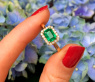 Smaragd Ring mit Brillanten in Gelbgold 585