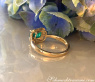 Smaragd Ring mit Brillanten in Gelbgold 585