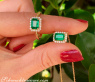 Smaragd Ring und Halskette
