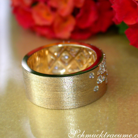 Grandioser Brillanten Sternenhimmel Ring