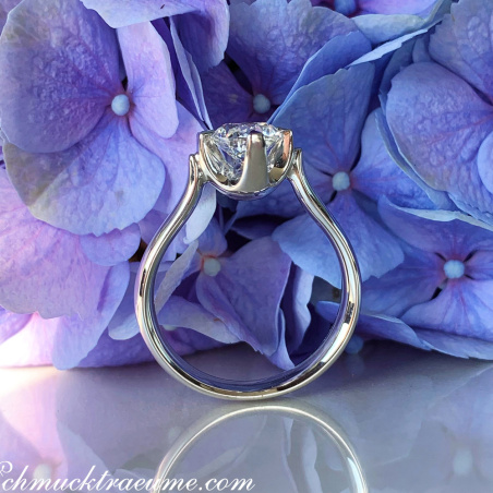 Exquisiter Brillant Solitär Ring (Einkaräter)