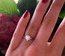 Exquisiter Brillant Solitär Ring (Einkaräter)