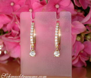 Brillanten Ohrringe "Swinging Diamonds"