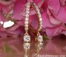 Ohrringe Creolen mit Brillant Diamant