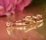 Ohrringe Creolen mit Brillant Diamant