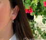 Ohrringe Creolen mit Brillant Diamant