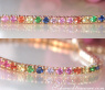 Bildschönes Multicolor Saphir Tennisarmband