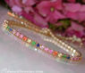 Bildschönes Multicolor Saphir Tennisarmband