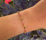 Bildschönes Multicolor Saphir Tennisarmband