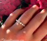 Brillanten Ring "Schwebender Diamant"
