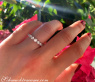 Brillanten Ring "Schwebender Diamant"