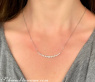 Brillanten Halskette Collier Weißgold 750