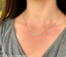 Brillanten Halskette Collier Weißgold 750