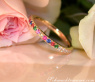 Wandelbarer Brillanten Memory Ring mit Multicolor Saphiren