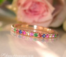 Wandelbarer Brillanten Memory Ring mit Multicolor Saphiren