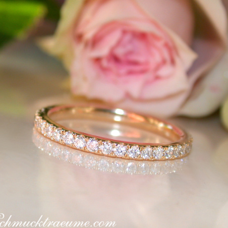 Wandelbarer Brillanten Memory Ring mit Multicolor Saphiren