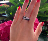 Convertible Black and White Diamond Eternity Ring